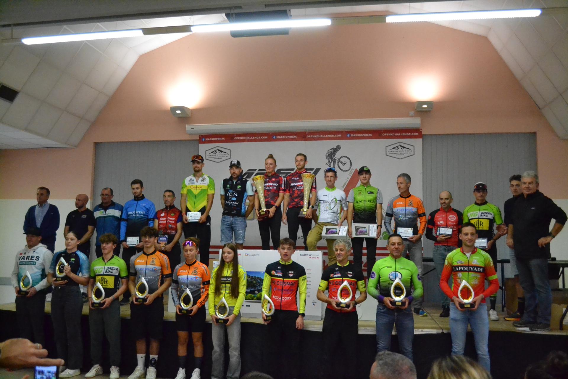 Tous les vainqueurs du MASSI OPEN XC 2024