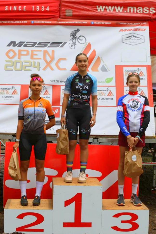 Podium U15 Filles